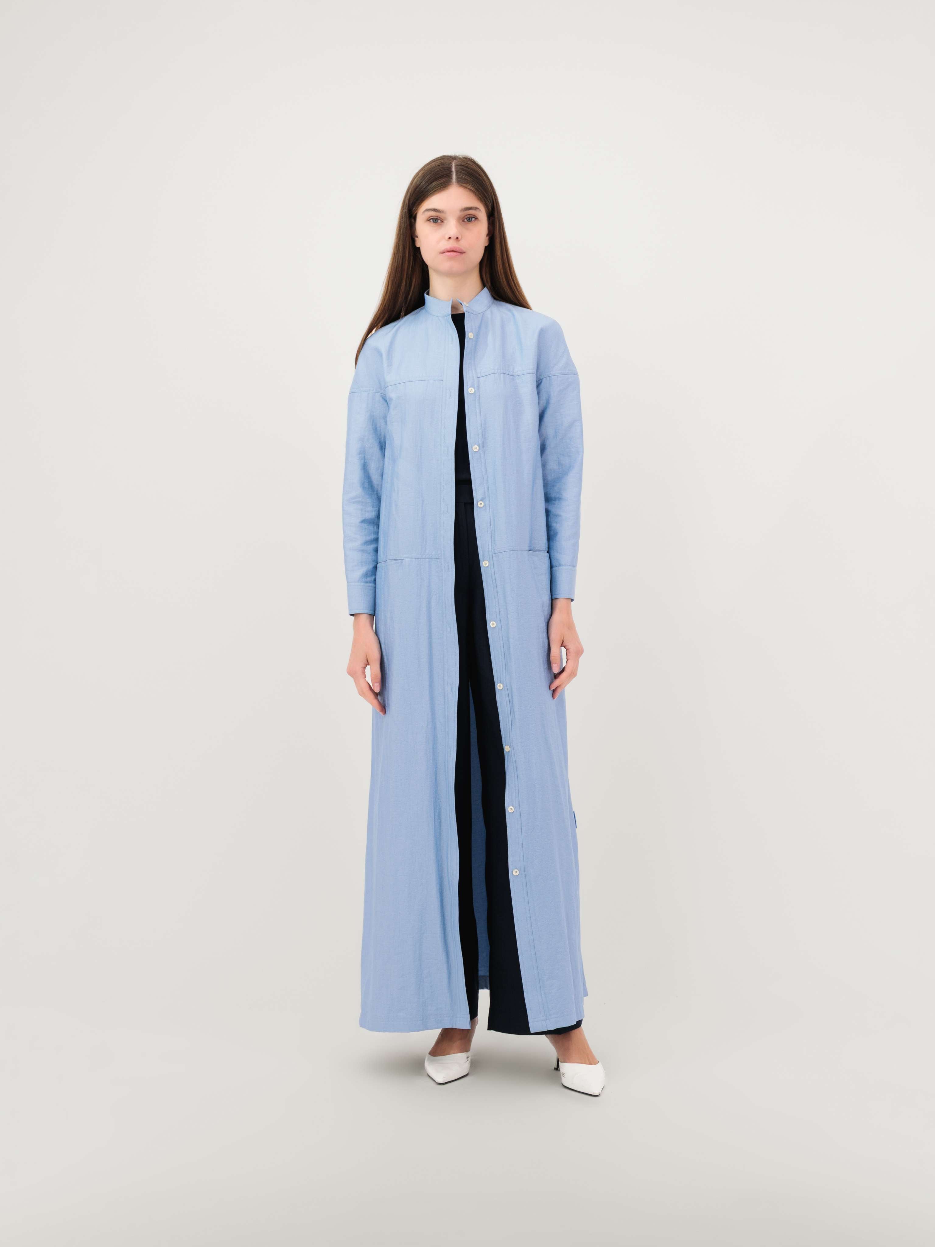 Boxy Double Pocket Coat