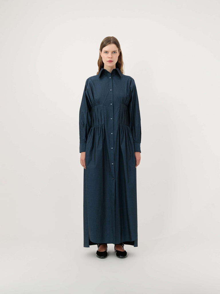 Pleated Front Outerwear