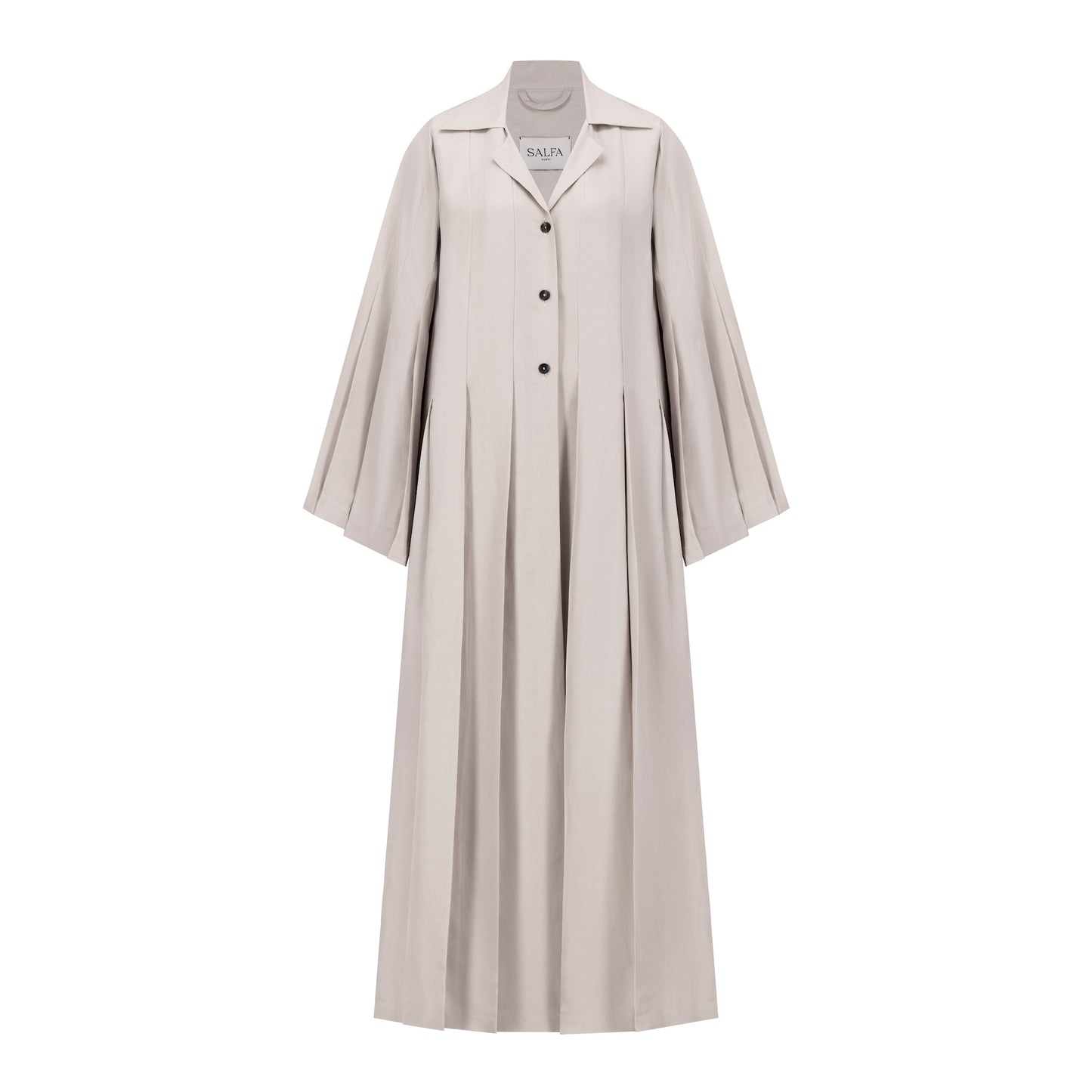 Pleated Linen Coat