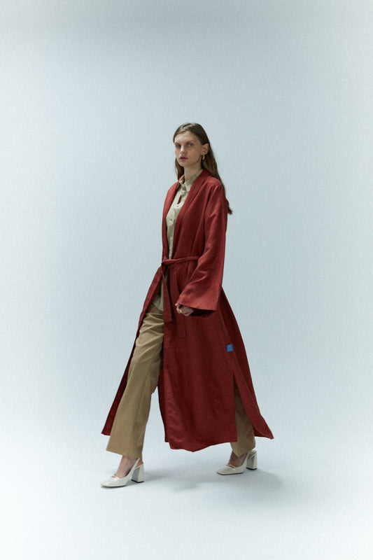 Linen Robe Coat