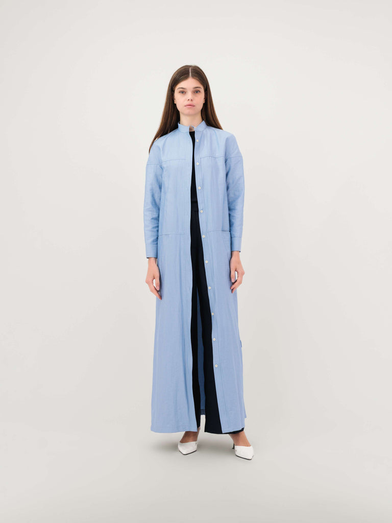 Boxy Double Pocket Coat