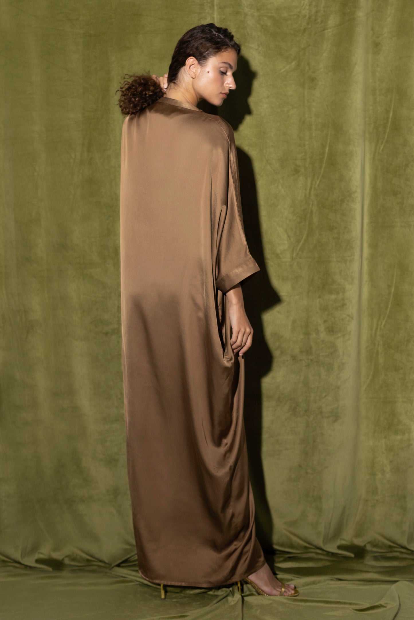 Relaxed Draped Kaftan